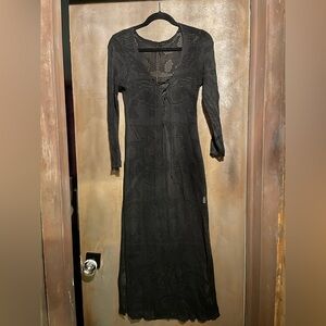 Elegant Black Lace Dress